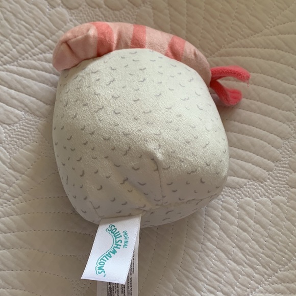 Keina the Sushi is a white and pink Squishmallow from the Food Squad. BNWOT 5” - Picture 2 of 2